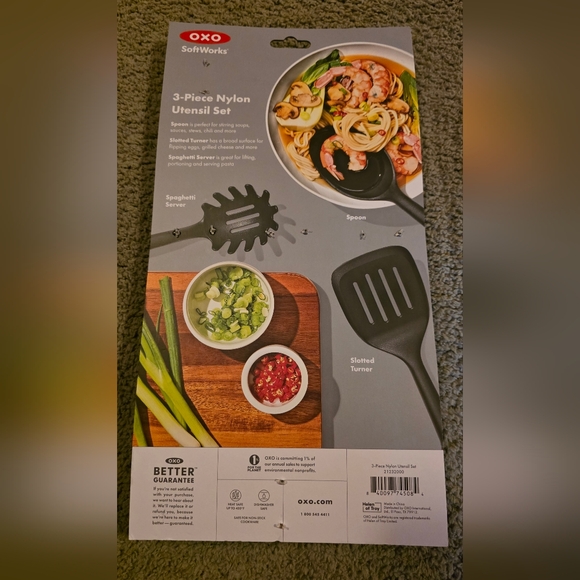 OXO Black Kitchen Utensil Set - Picture 3 of 3